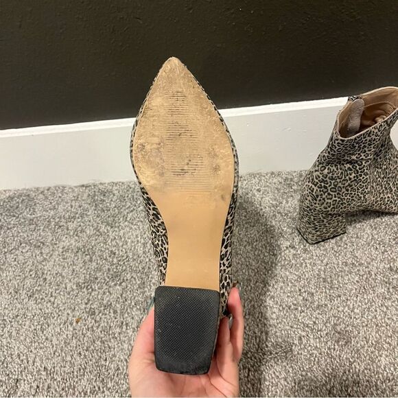 Steve Madden Nix Leopard Animal Print Pointed Toe Ankle Booties - Picture 11 of 11